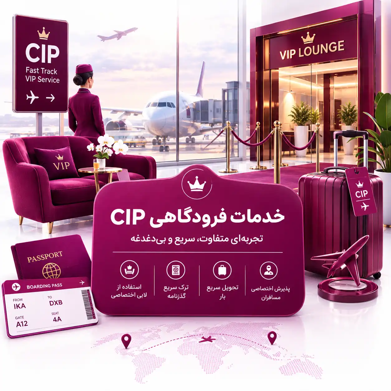 خدمات فرودگاهی cip